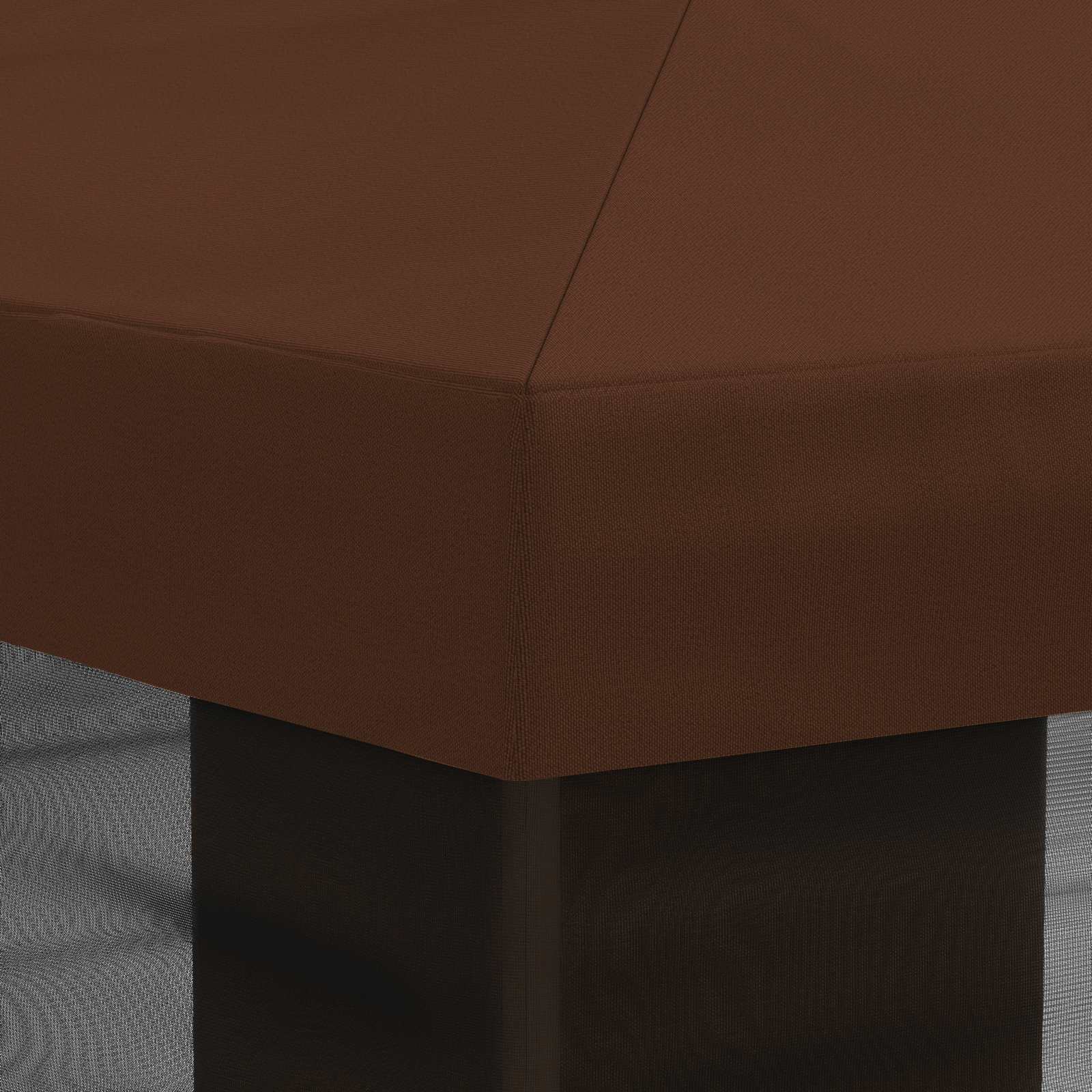 Gazebo Hoes met Zijwanden Bruin 600,5 x 300,5 cm Polyester image 7
