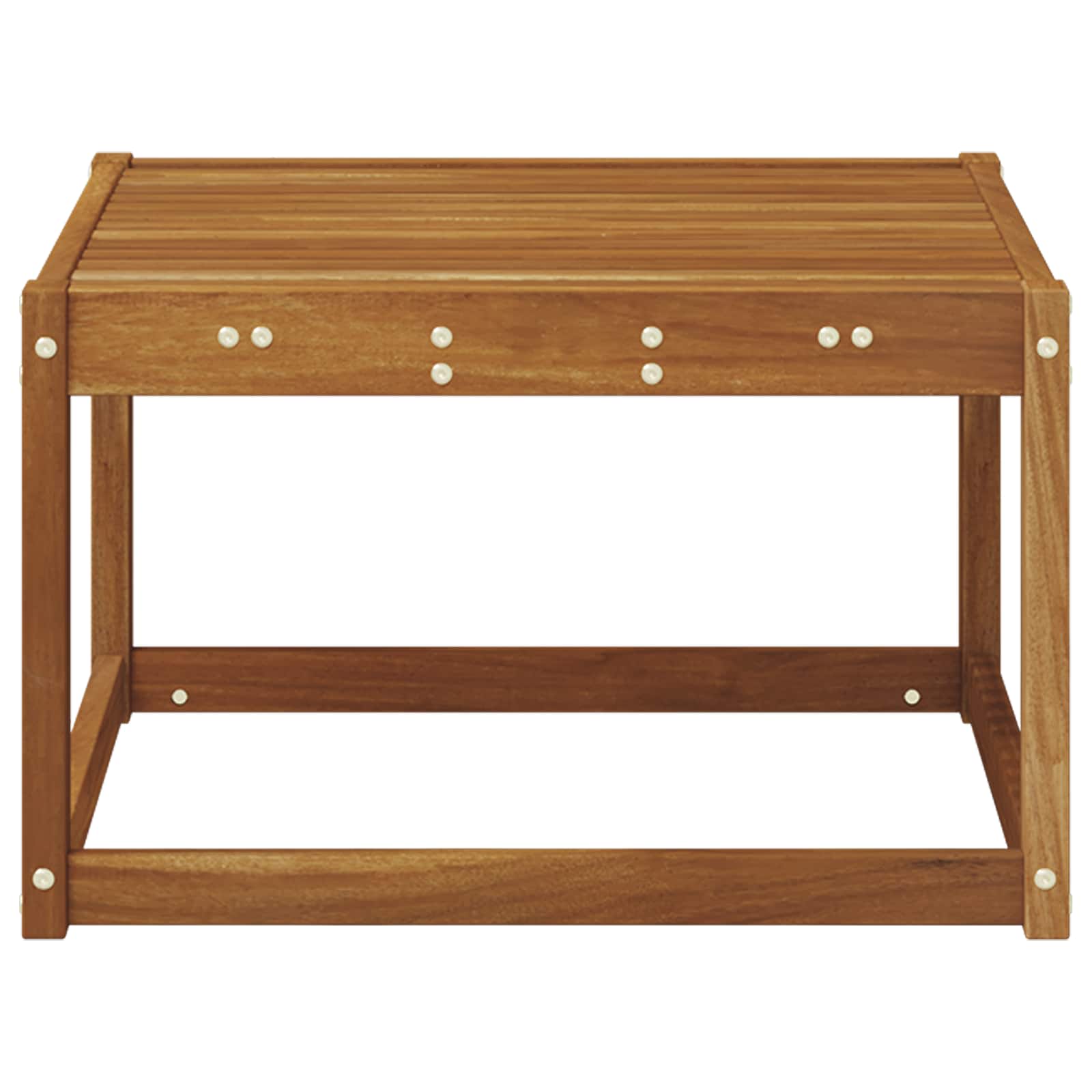 Buiten Tafel Massief Acaciahout Naturel 59 x 59 x 37 cm image 5