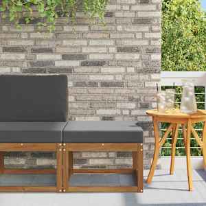 Zunanji puf Masiven les akacije Naravna