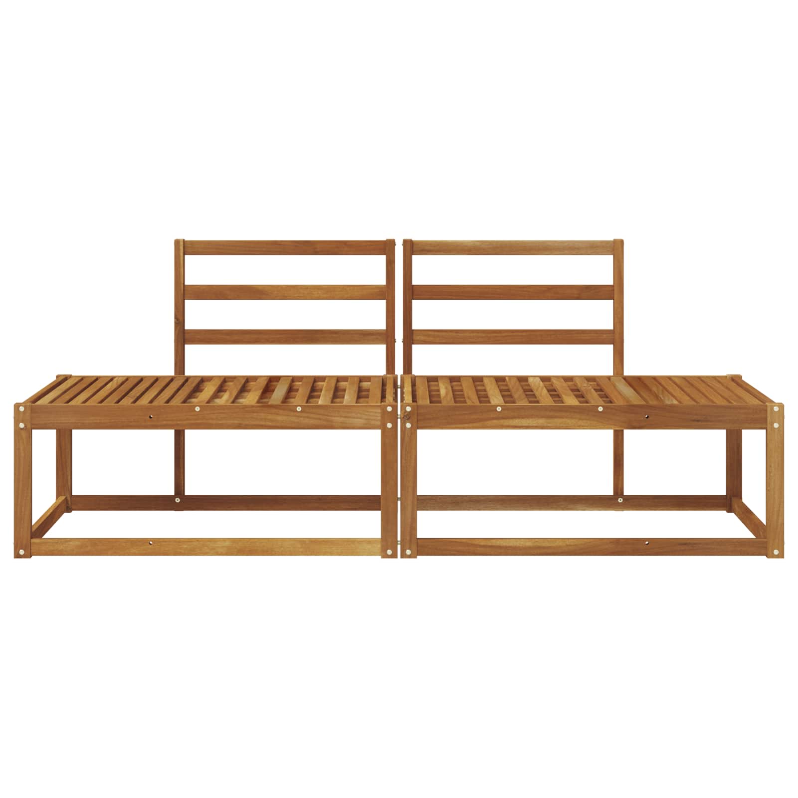 Zunanji končni kavč 2 Kos Naravna 182,5 x 63 x 73 cm - slika 5