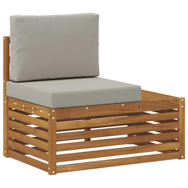 vidaXL V&auml;lim&ouml;&ouml;bel L&otilde;pu Diivan padjaga Neutraalne 91 x 63 x 73 cm