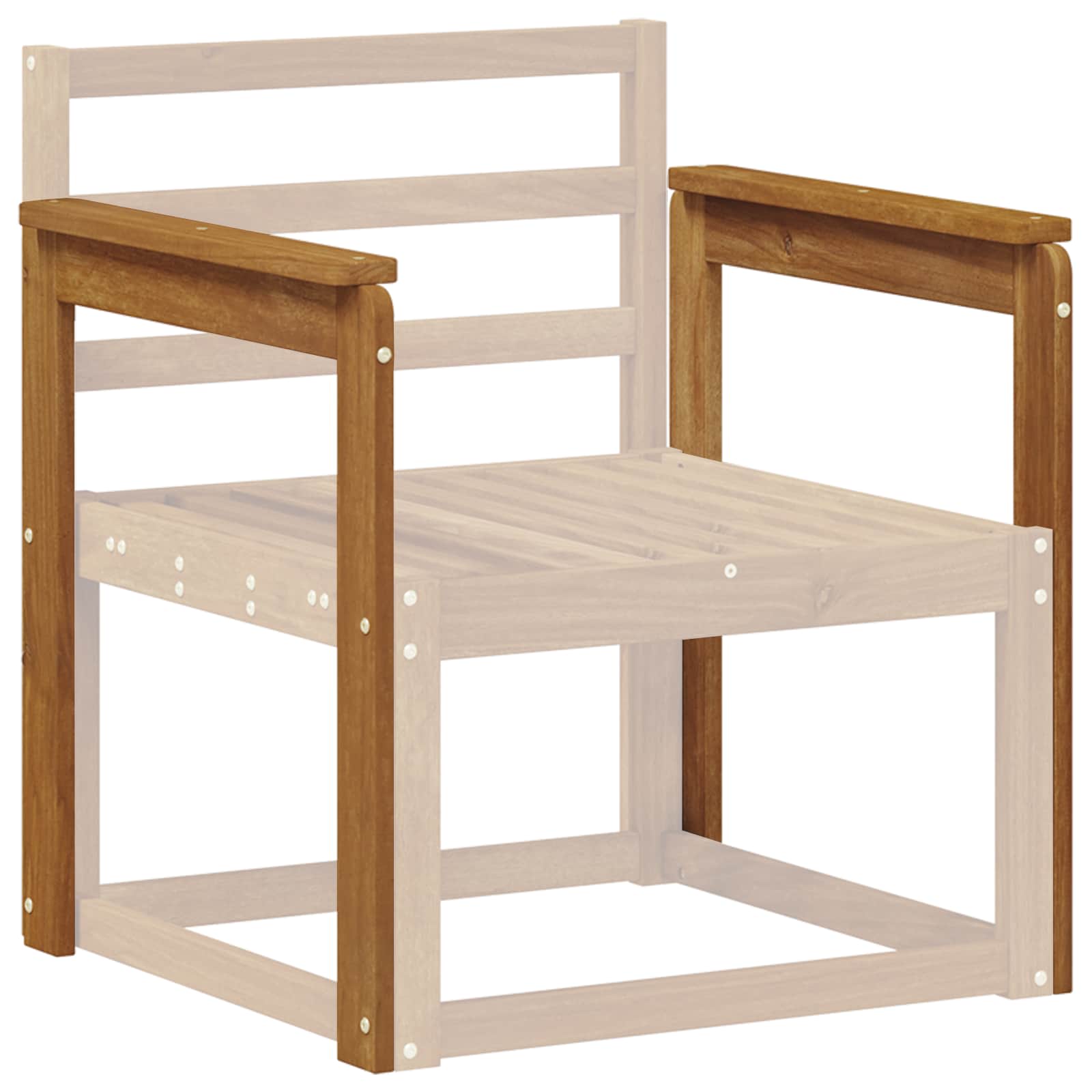 Naslonjala za roke 2 pcs Rjava 59 x 6 x 61 cm Konstruiran les - slika 3