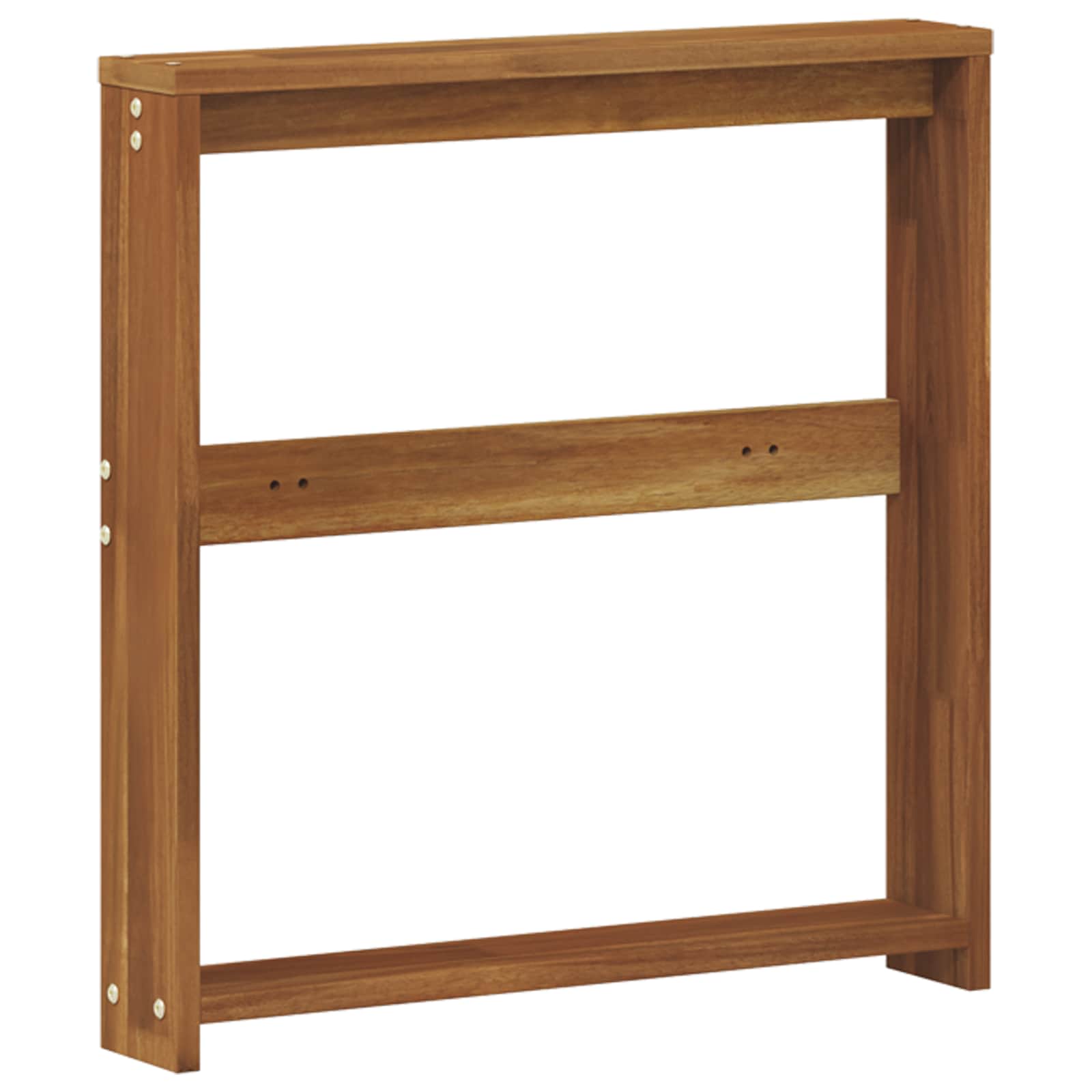 Armleuning 2 st Naturel 58,5 x 10 x 61 cm Massief Acaciahout image 4