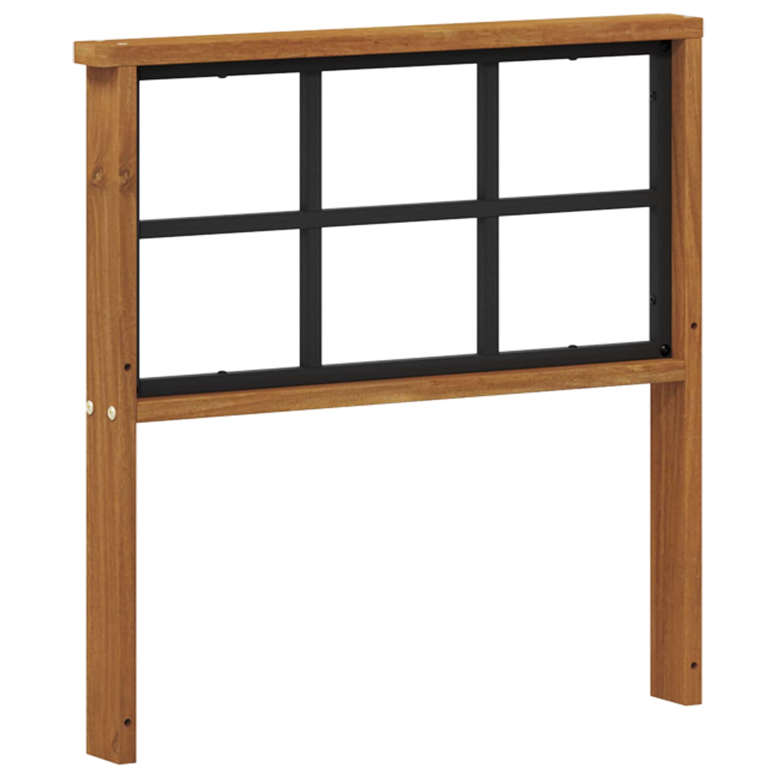 Armleuning 2 st Naturel 60 x 6 x 61 cm Massief Acaciahout image 4