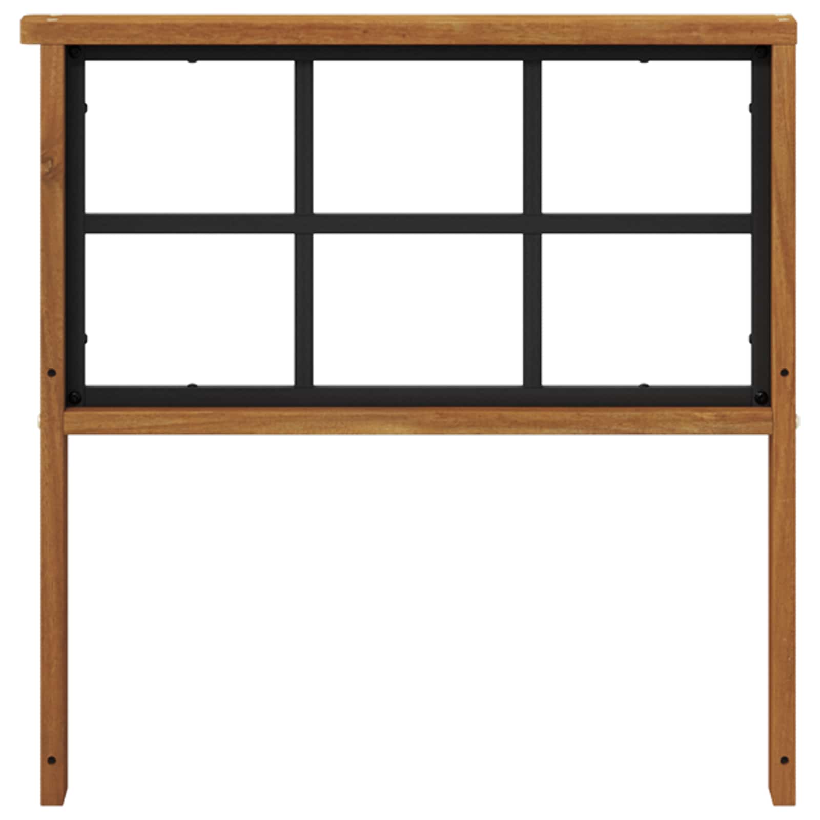 Armleuning 2 st Naturel 60 x 6 x 61 cm Massief Acaciahout image 5