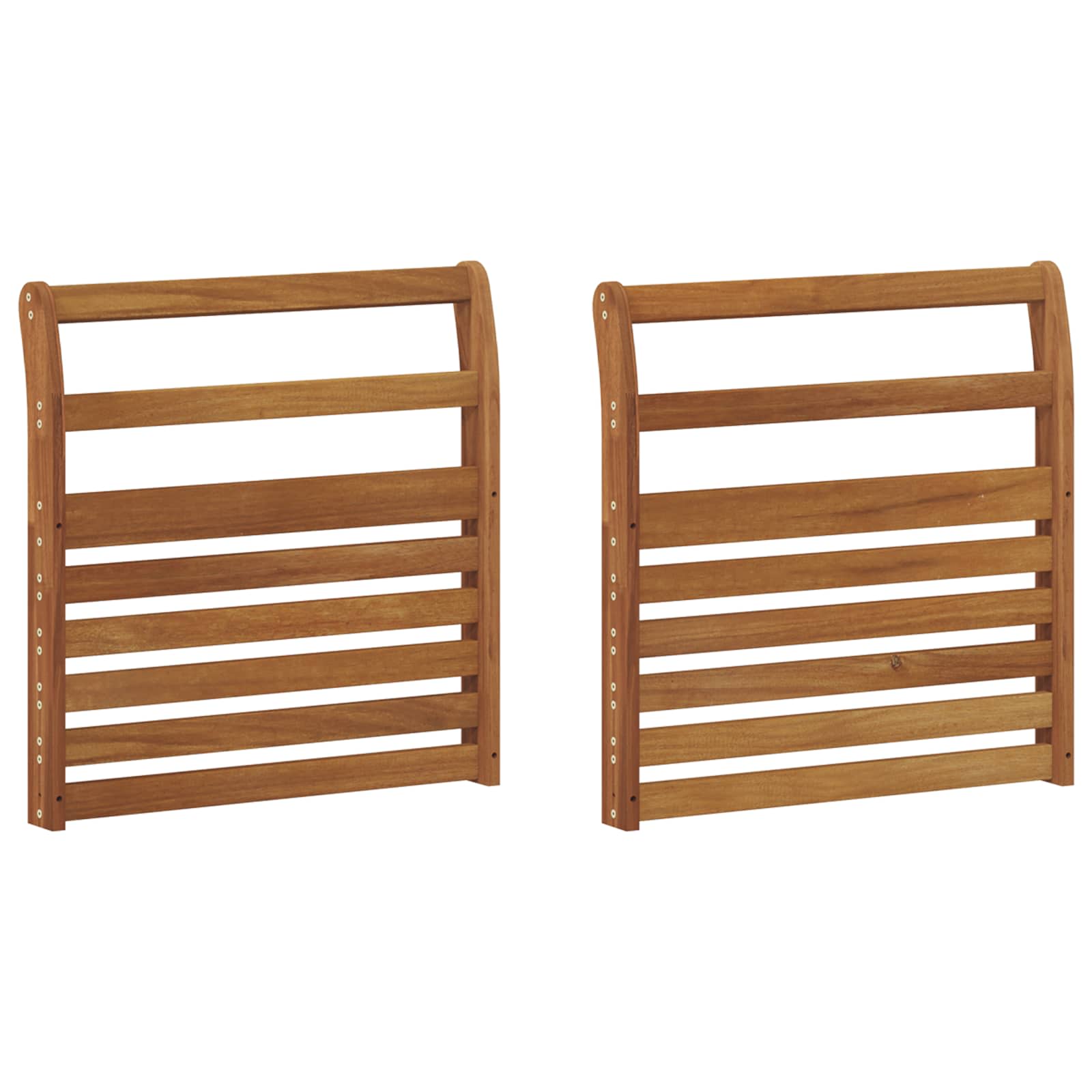 Käsinoja 2 pcs Luonnollinen 58,5 x 8 x 60 cm Tiheä akasiapuu - Image 2