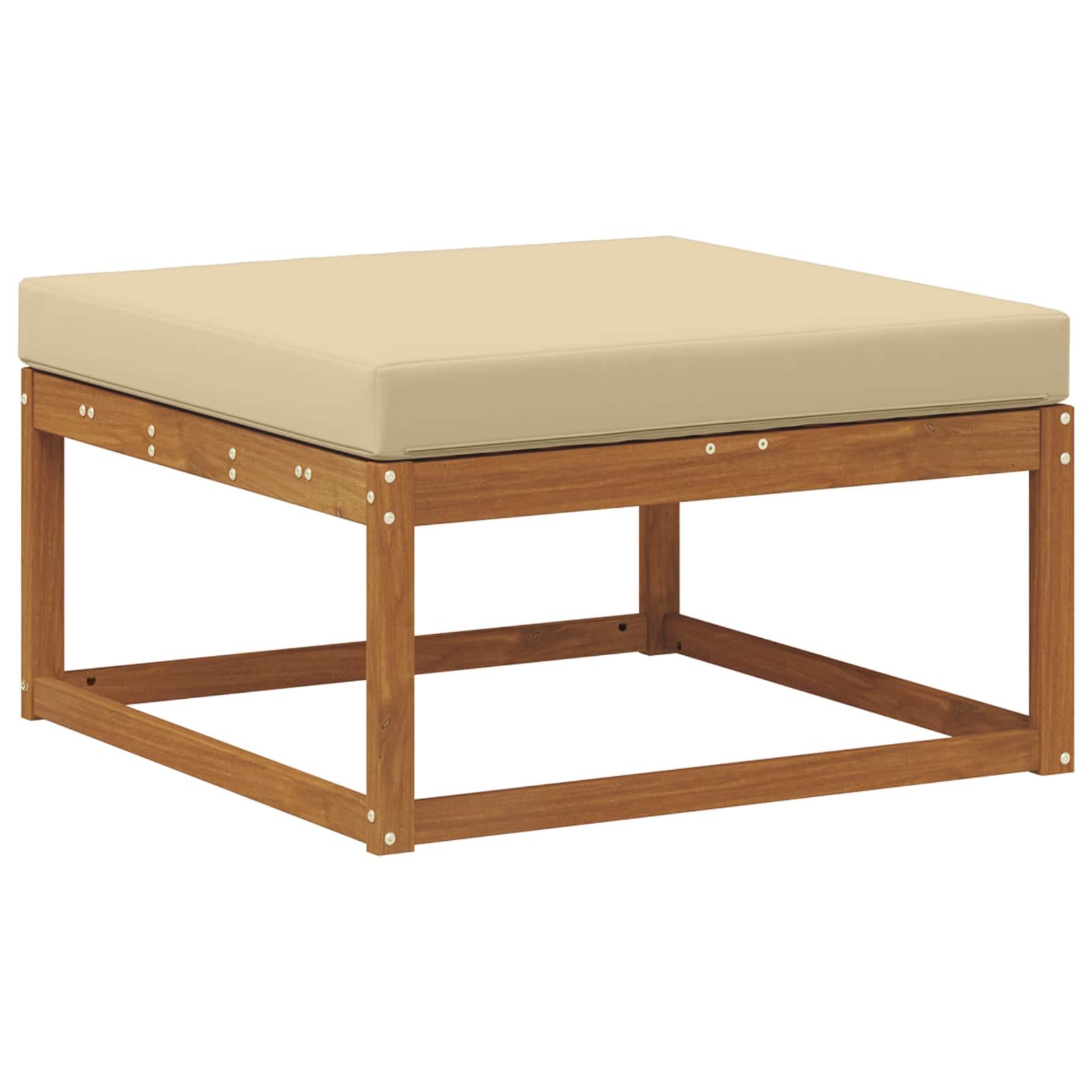 Buiten Voetenbank Massief Acaciahout Naturel image 5