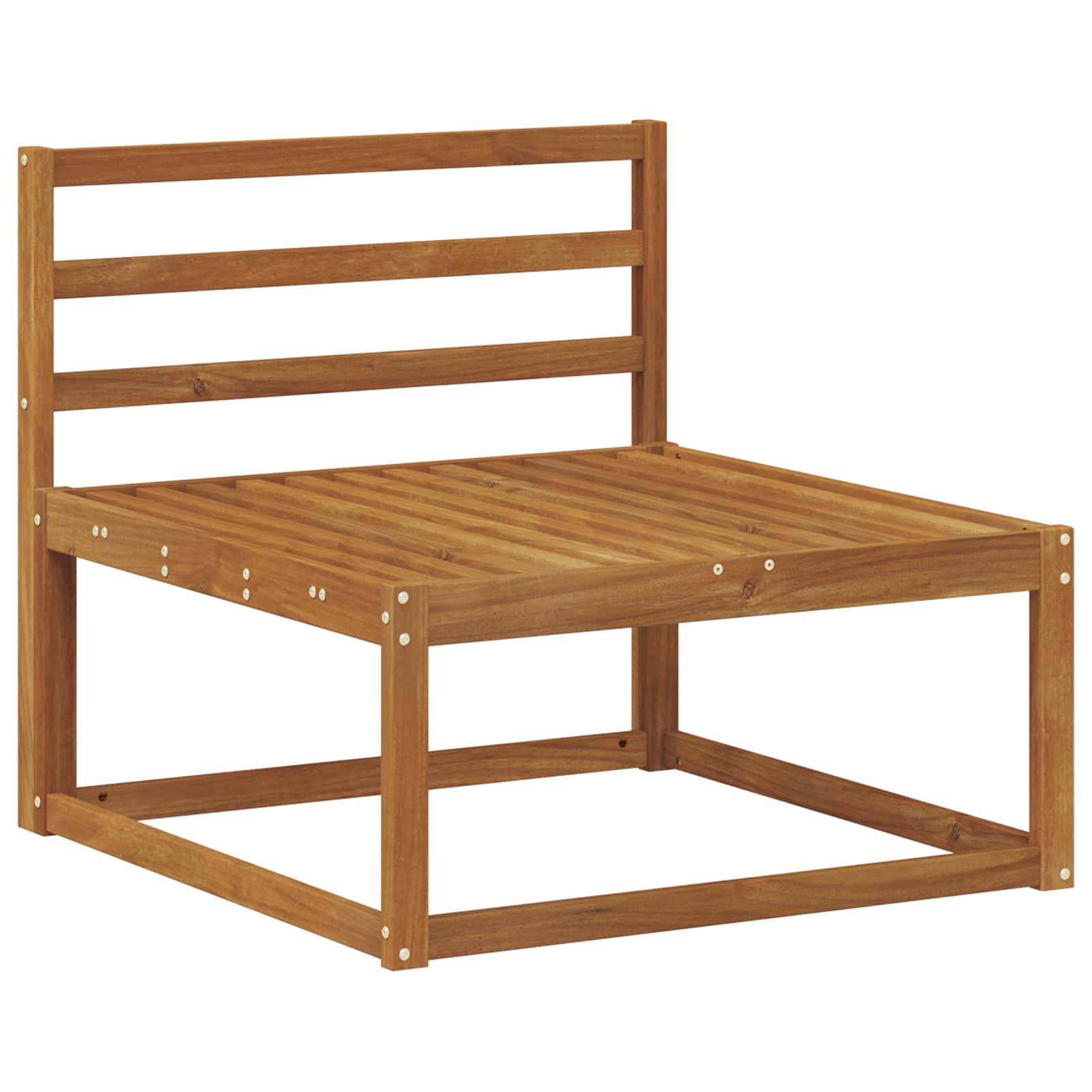 Buiten Midden Sofa Massief Acaciahout Naturel 79 x 83 x 73 cm image 2