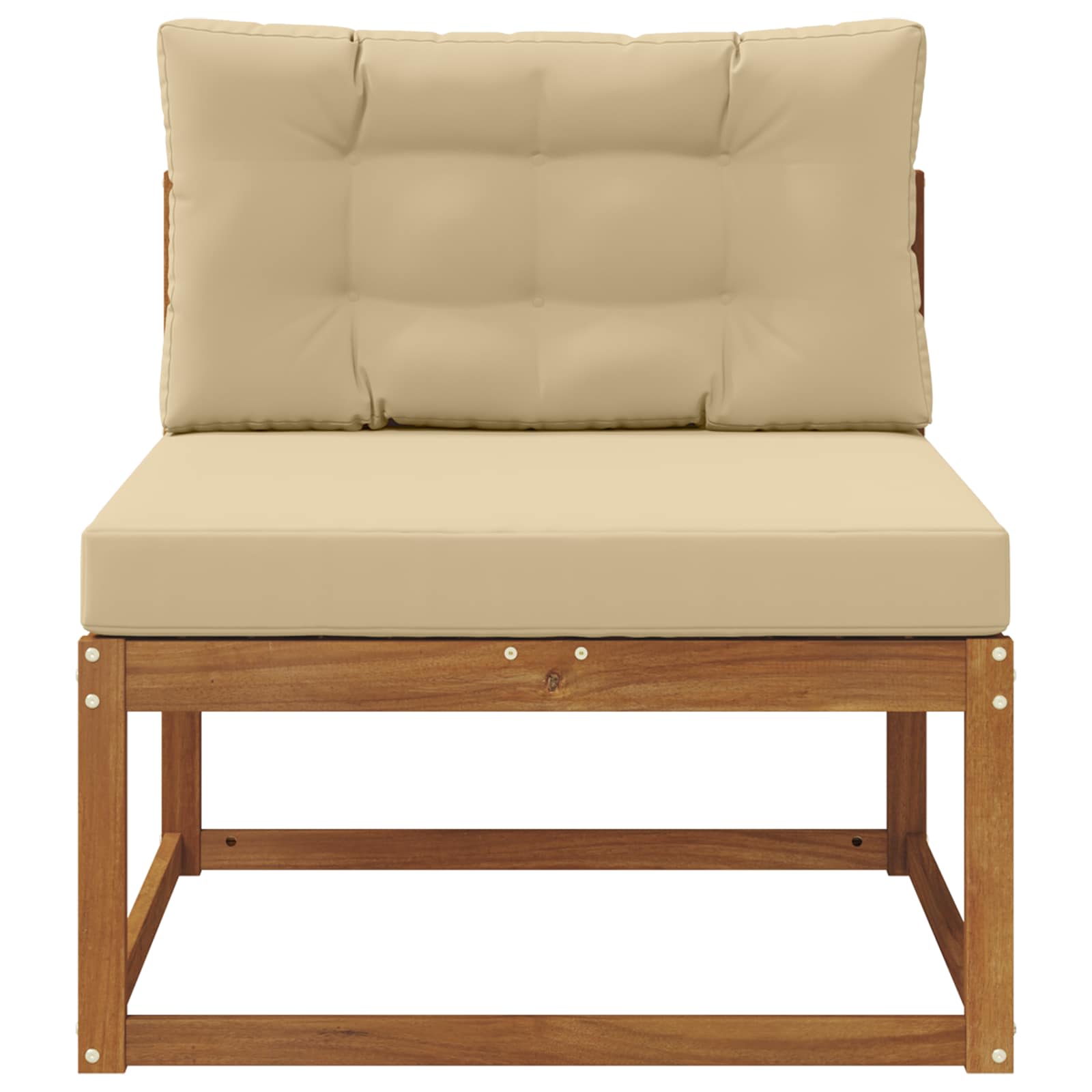 Buiten Midden Sofa Massief Acaciahout Naturel image 3