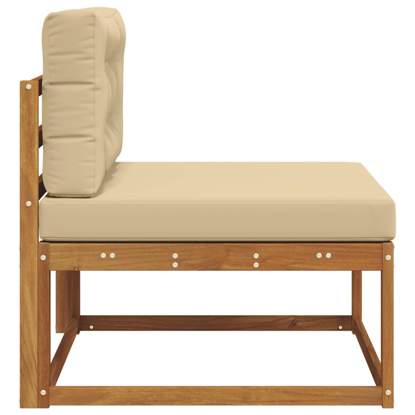 Buiten Midden Sofa Massief Acaciahout Naturel image 4