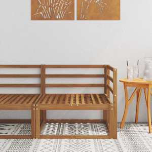 Zunanja kotna sedežna garnitura Naravna 83 x 83 x 73 cm