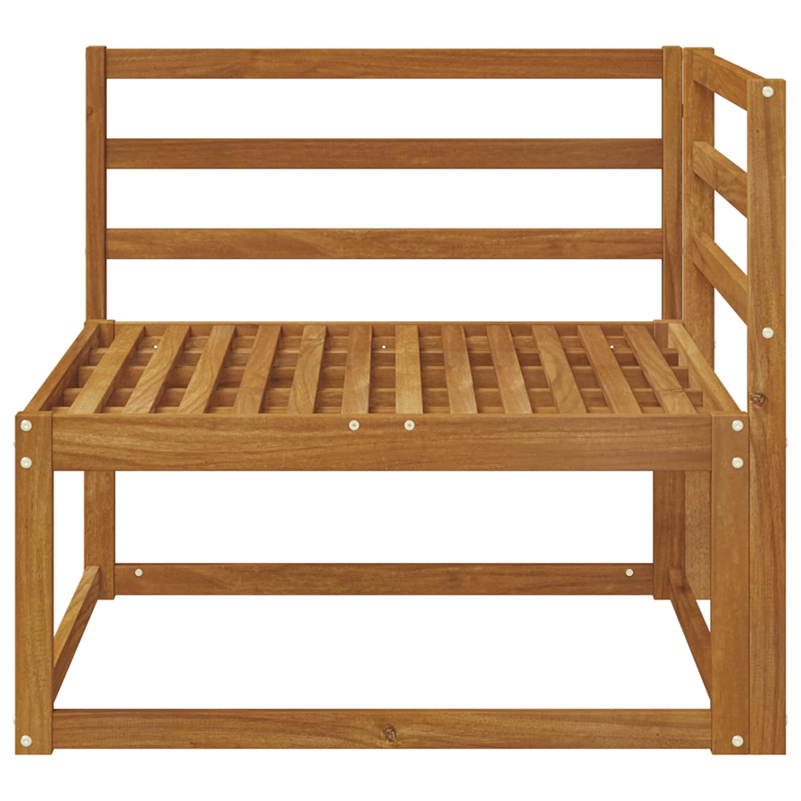 Buiten Hoek Sofa Naturel 83 x 83 x 73 cm Massief Acaciahout image 3