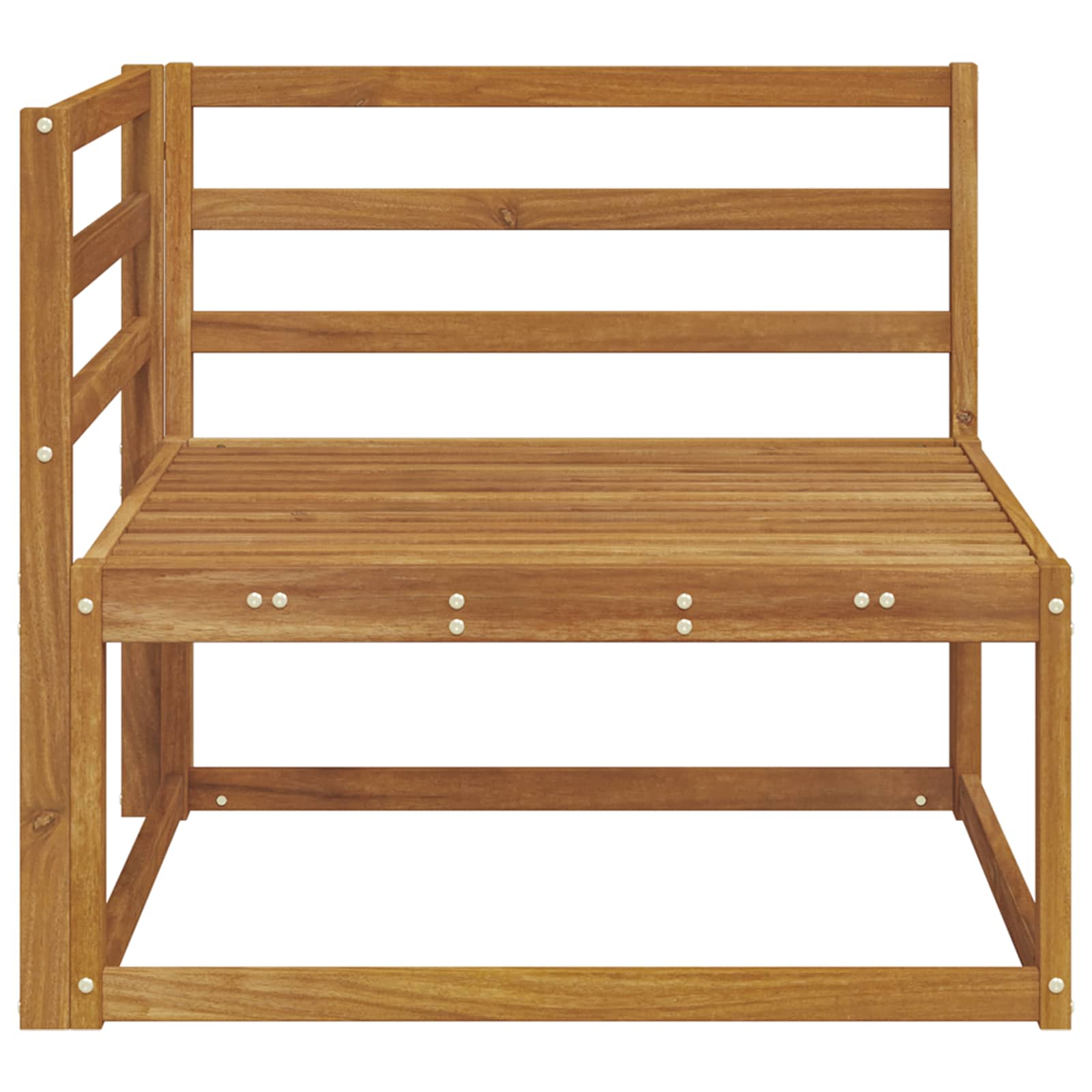 Buiten Hoek Sofa Naturel 83 x 83 x 73 cm Massief Acaciahout image 4