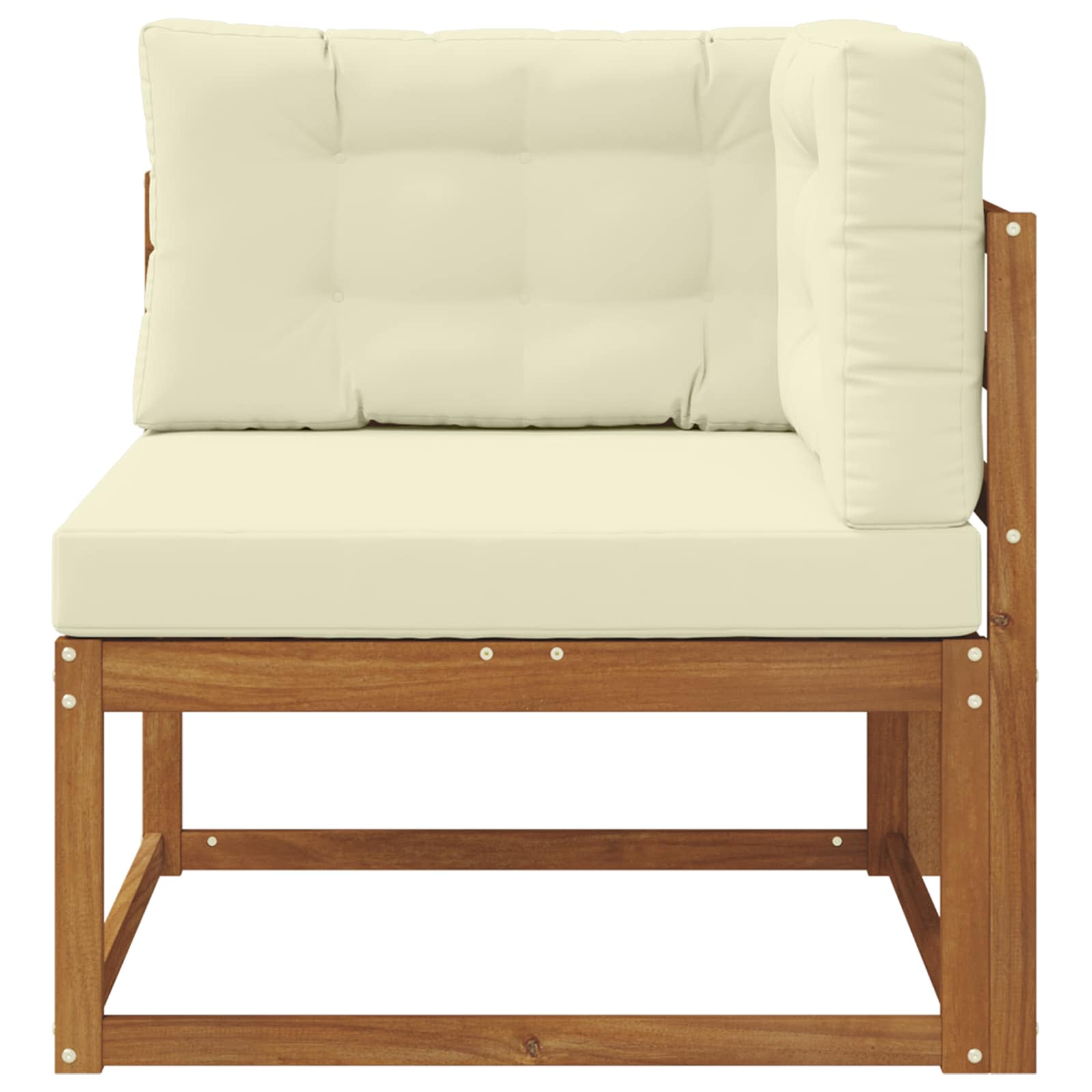 Outdoor Hoekbank Massief Acaciahout Naturel image 3