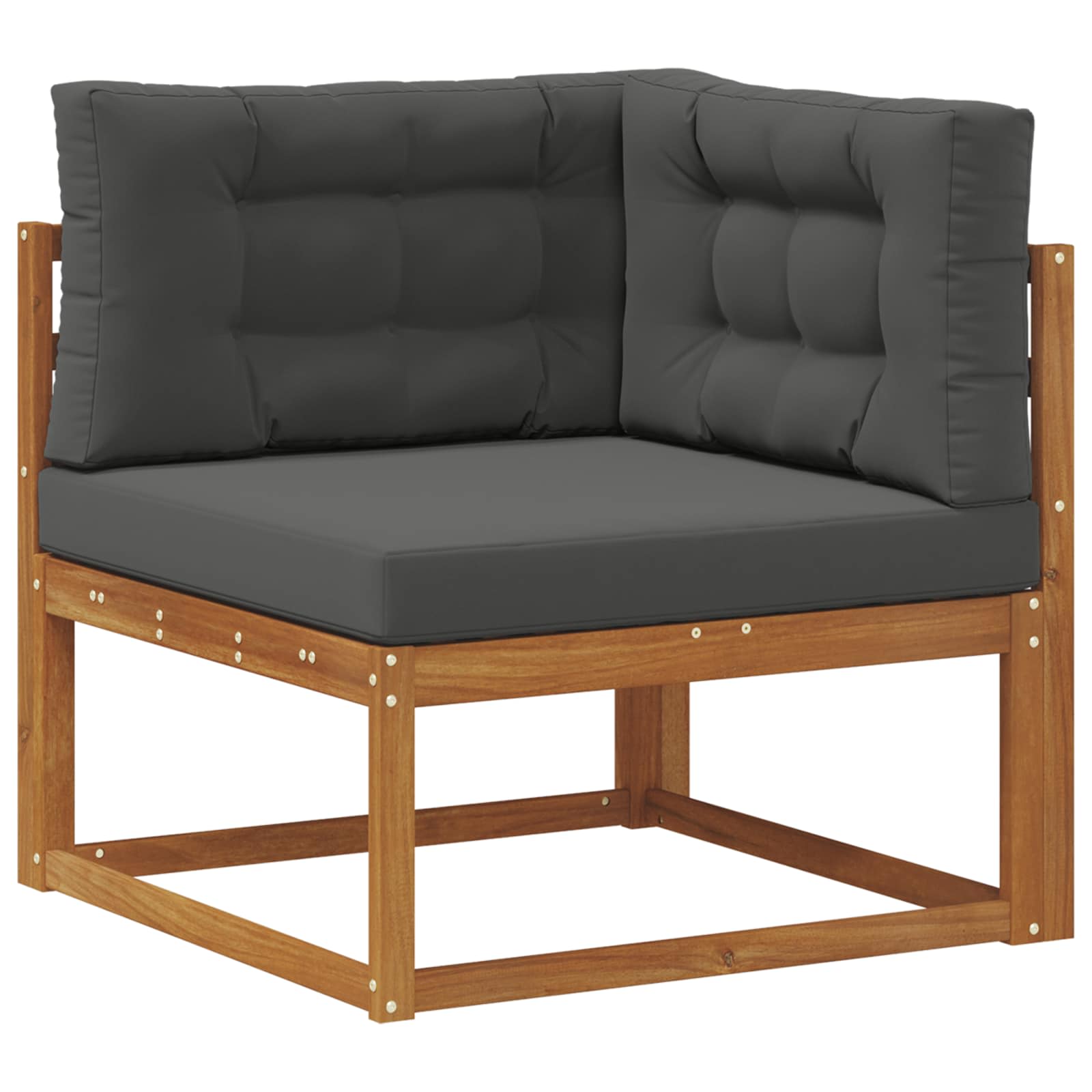 Outdoor Hoekbank Massief Acaciahout Naturel image 2