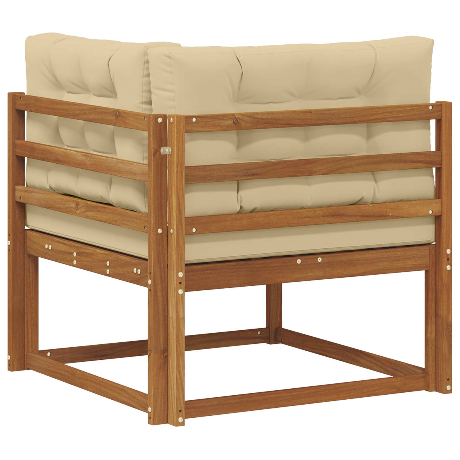 Outdoor Hoekbank Massief Acaciahout Naturel image 5