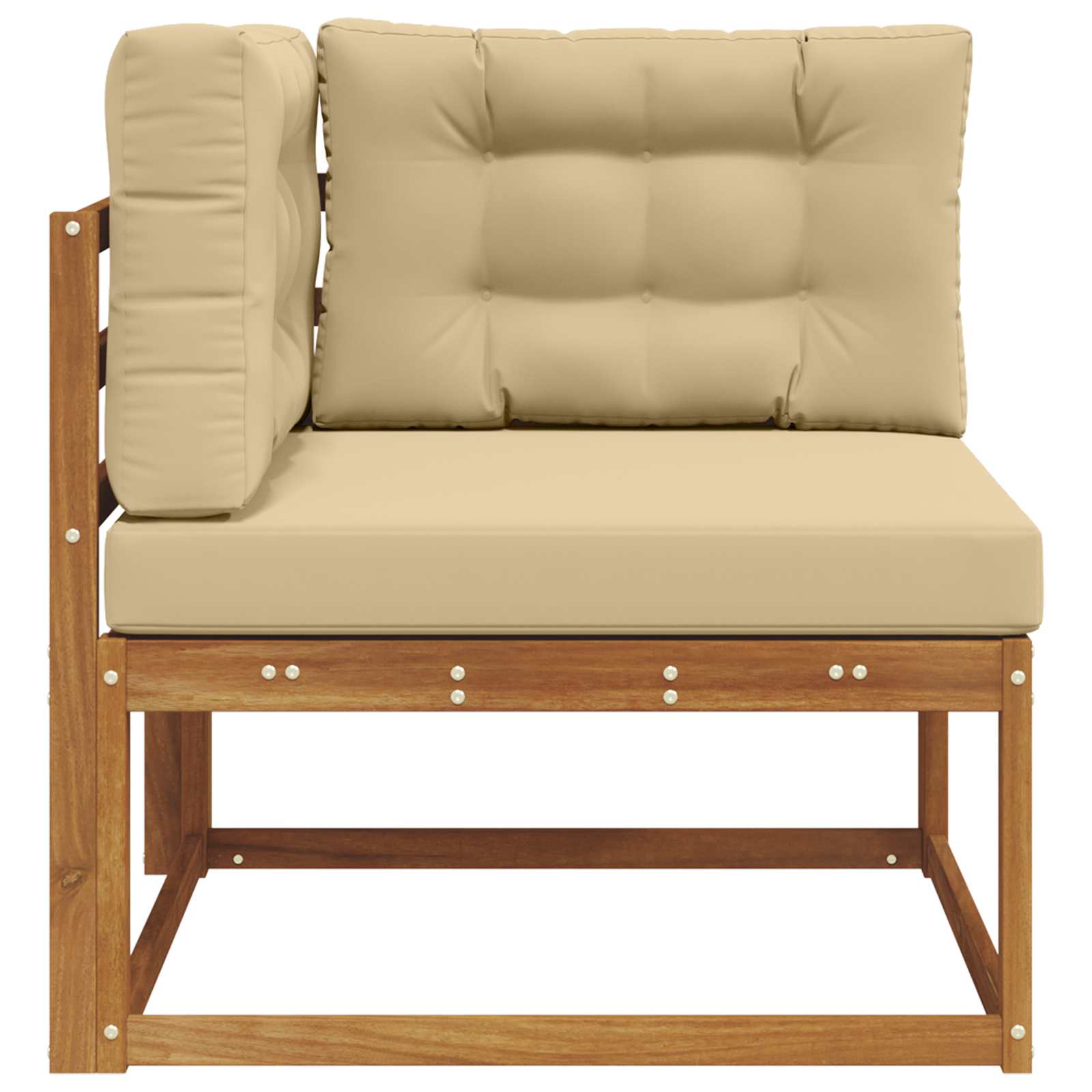 Outdoor Hoekbank Massief Acaciahout Naturel image 4