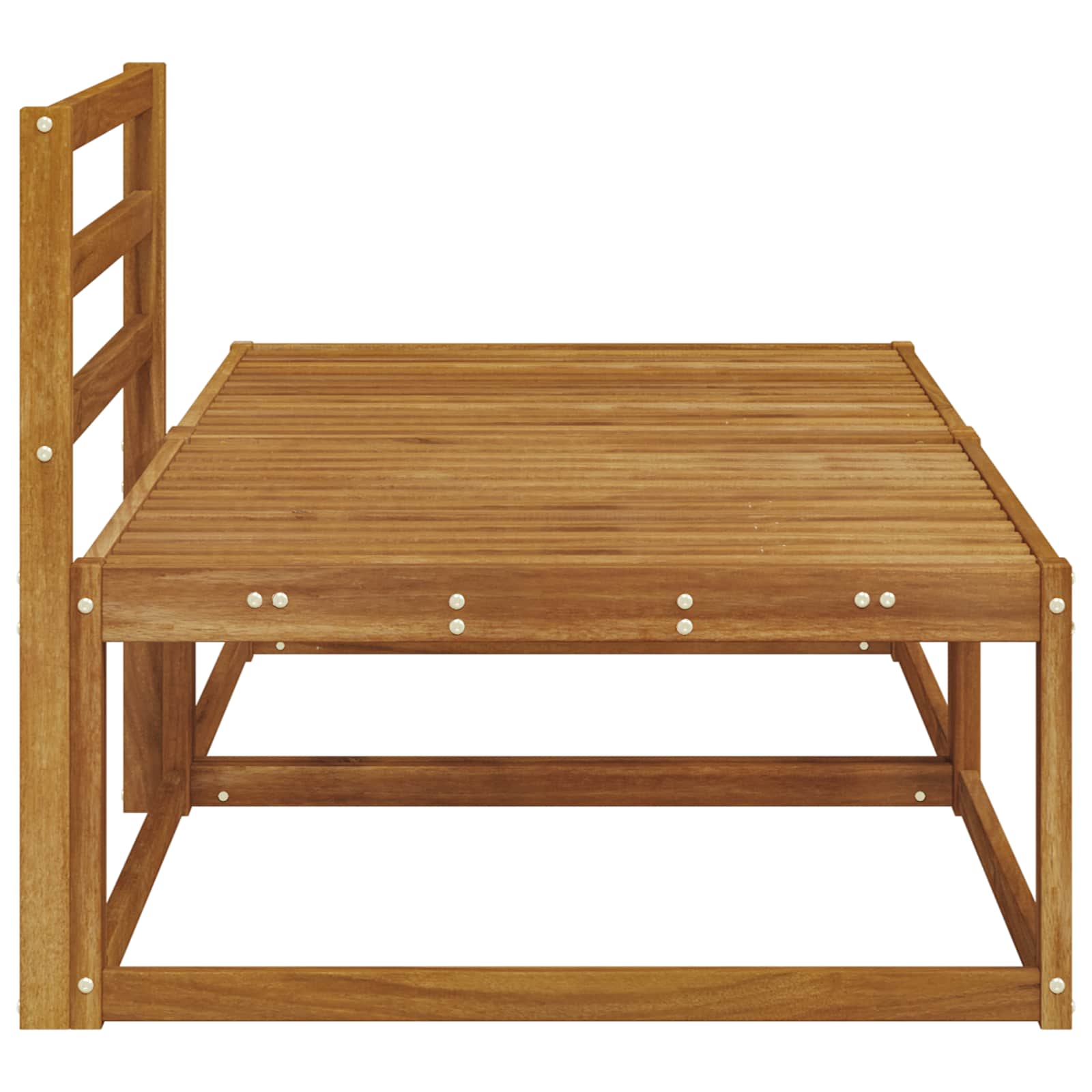 Sectie Sofa Eenheden 2 Stuk Naturel Massief Acaciahout image 4