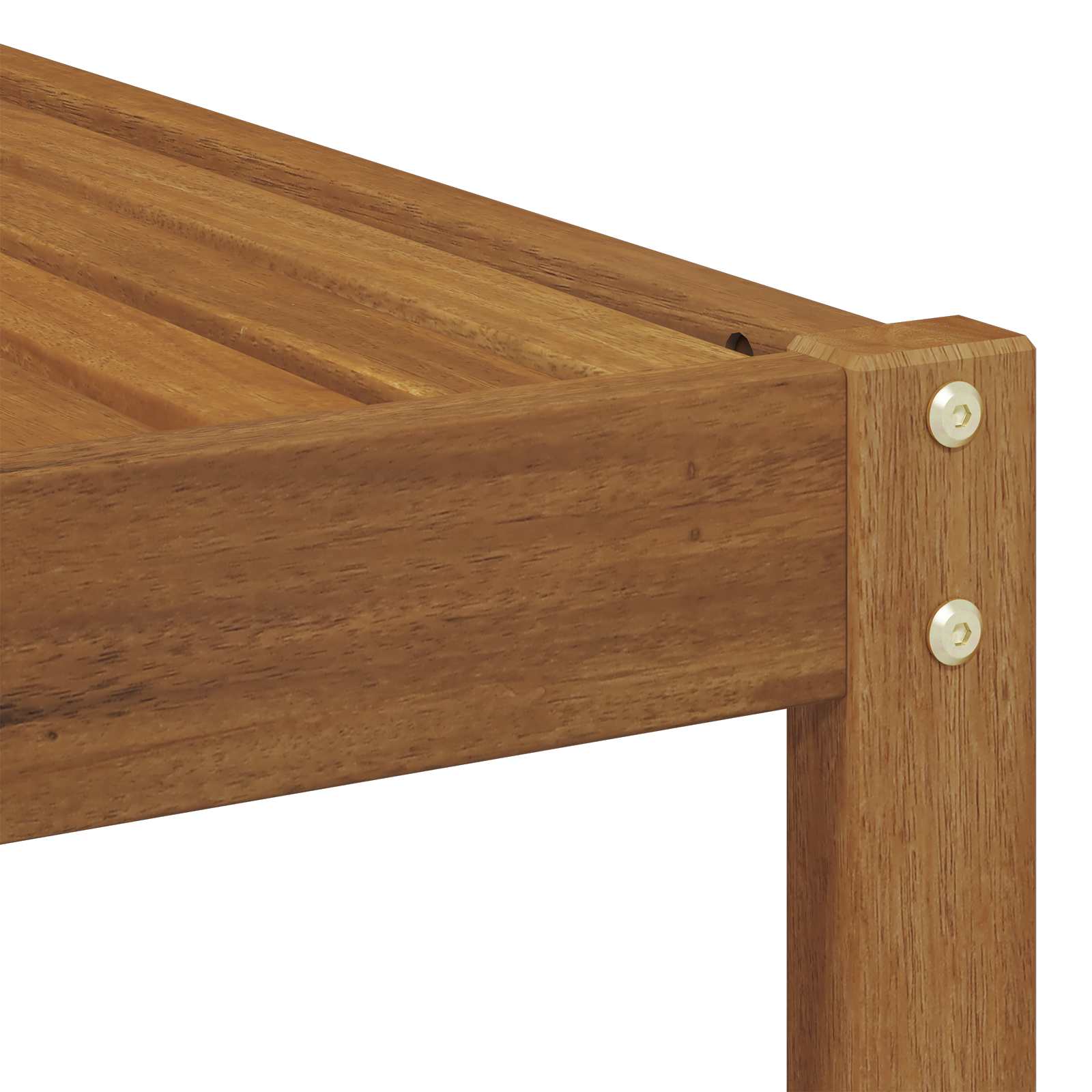 Buiten Eindbank Naturel 115 x 83 x 73 cm Massief Acaciahout image 8