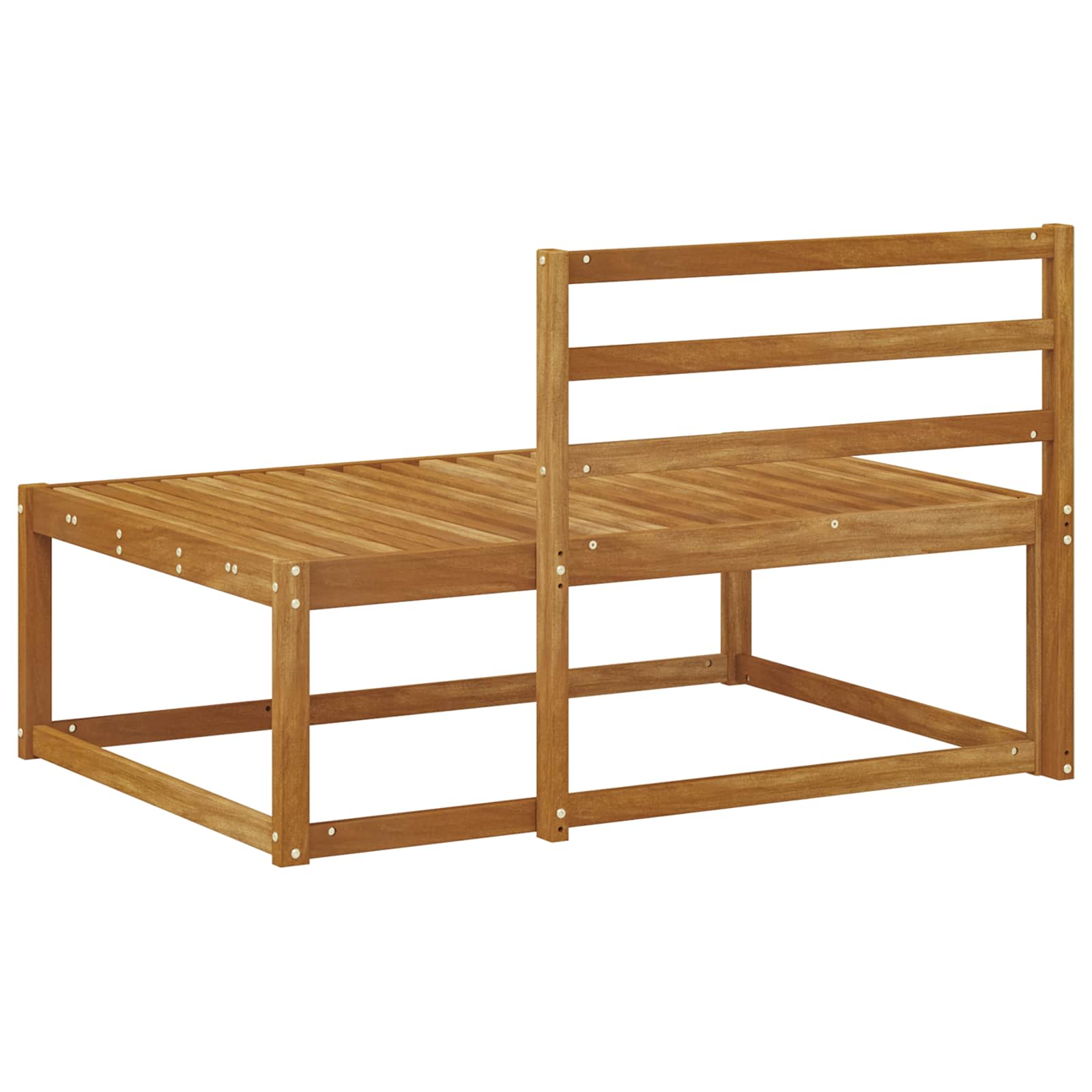 Buiten Eindbank Naturel 115 x 83 x 73 cm Massief Acaciahout image 6