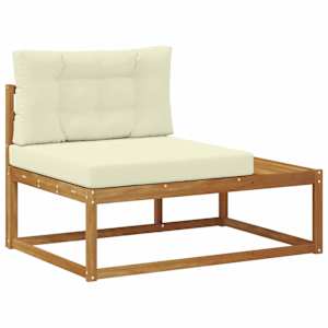 vidaXL V&auml;lim&ouml;&ouml;bel L&otilde;pu Diivan padjaga Neutraalne 115 x 83 x 73 cm