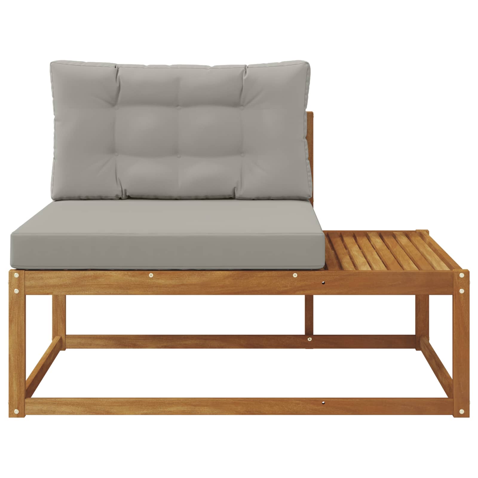 Buiten Eindbank Naturel 115 x 83 x 73 cm Massief Acaciahout image 4