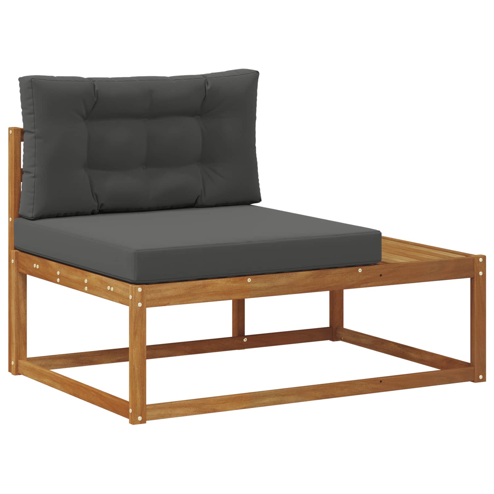 Buiten Eindbank Naturel 115 x 83 x 73 cm Massief Acaciahout image 2