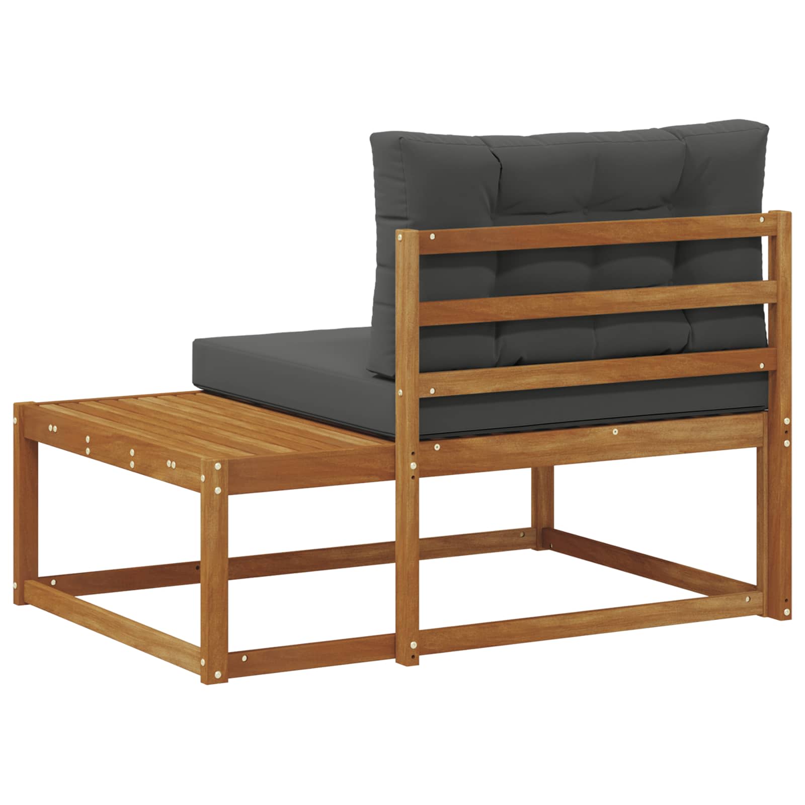 Buiten Eindbank Naturel 115 x 83 x 73 cm Massief Acaciahout image 6