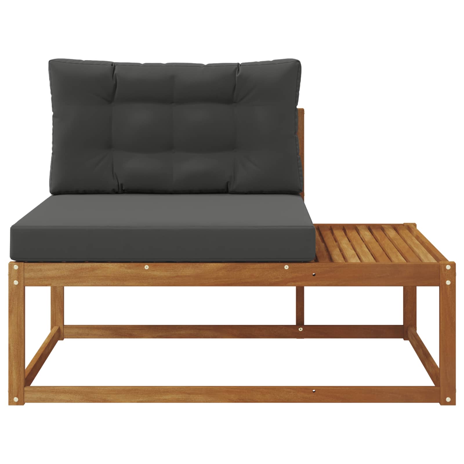 Buiten Eindbank Naturel 115 x 83 x 73 cm Massief Acaciahout image 4