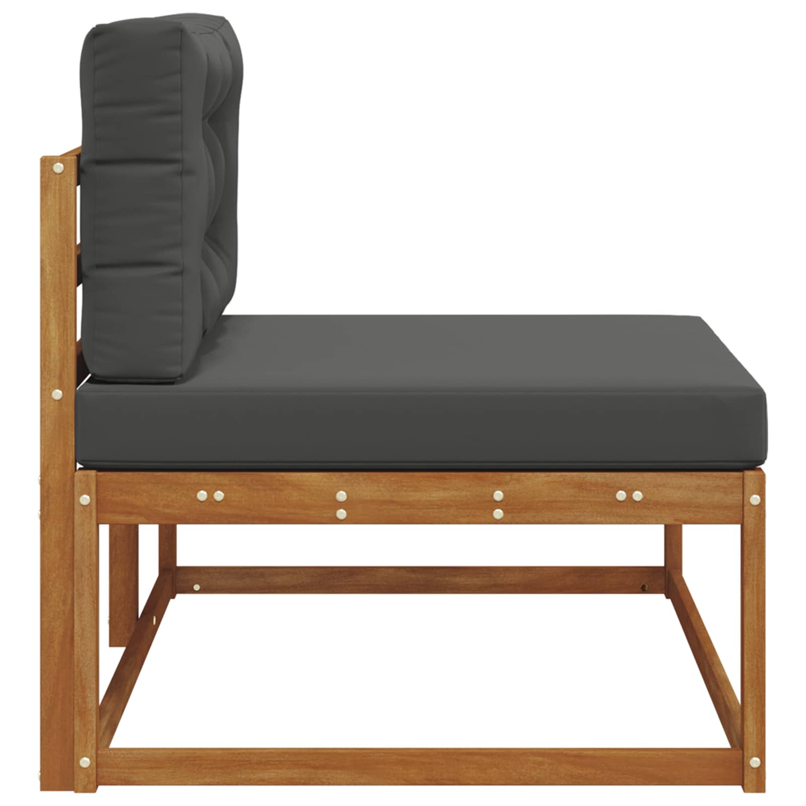 Buiten Eindbank Naturel 115 x 83 x 73 cm Massief Acaciahout image 5