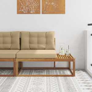 Zunanji konec kavča z blazino Naravna 115 x 83 x 73 cm