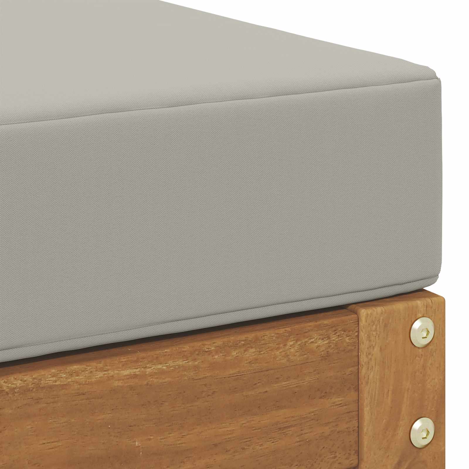 Buiten Voetenbank Massief Acaciahout Naturel image 6