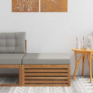 Zunanji puf Masiven les akacije Naravna