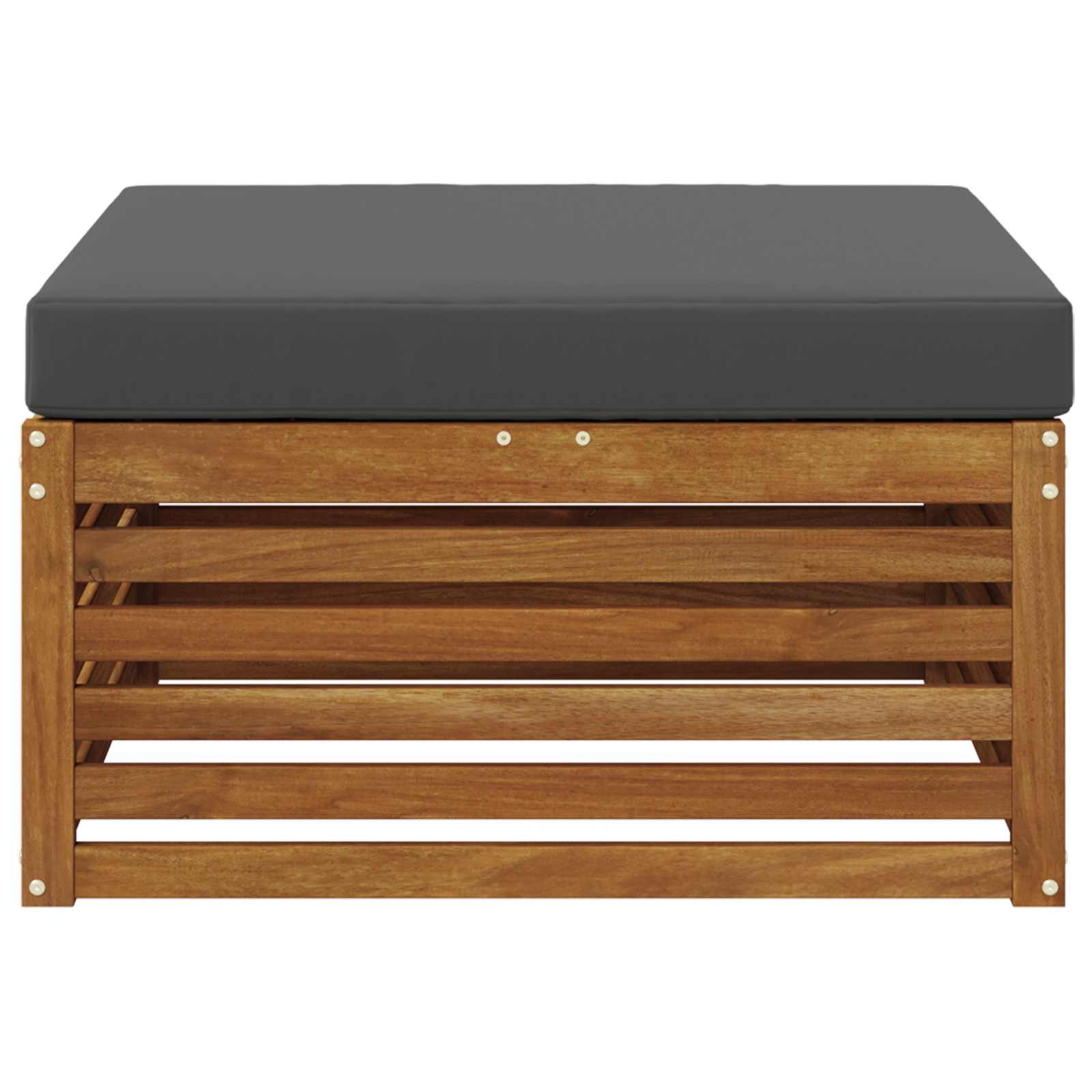 Buiten Voetenbank Massief Acaciahout Naturel image 3