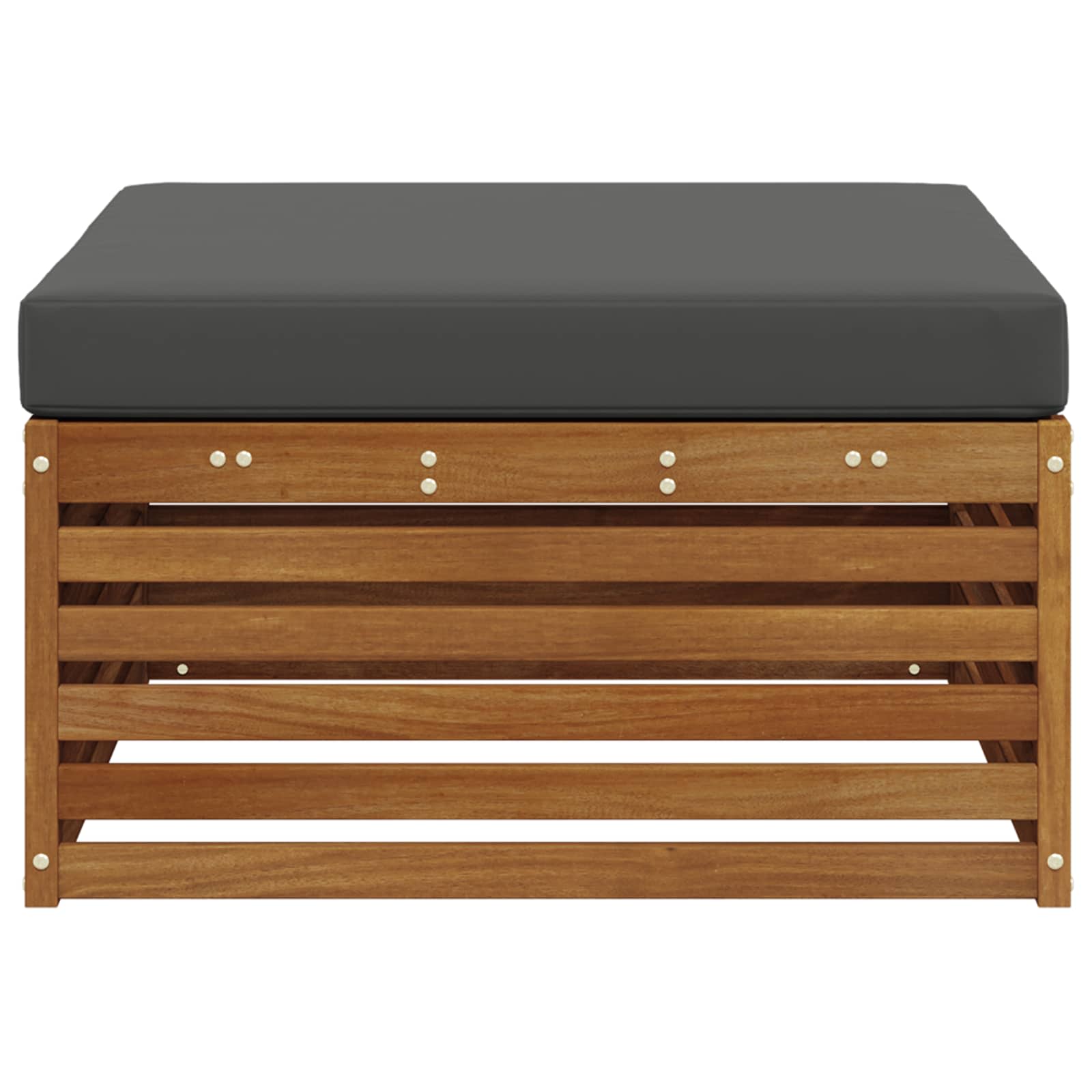 Buiten Voetenbank Massief Acaciahout Naturel image 4