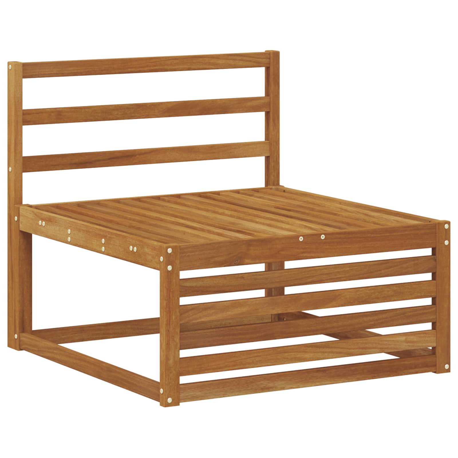 Buiten Midden Sofa Massief Acaciahout Naturel 79 x 83 x 73 cm image 2