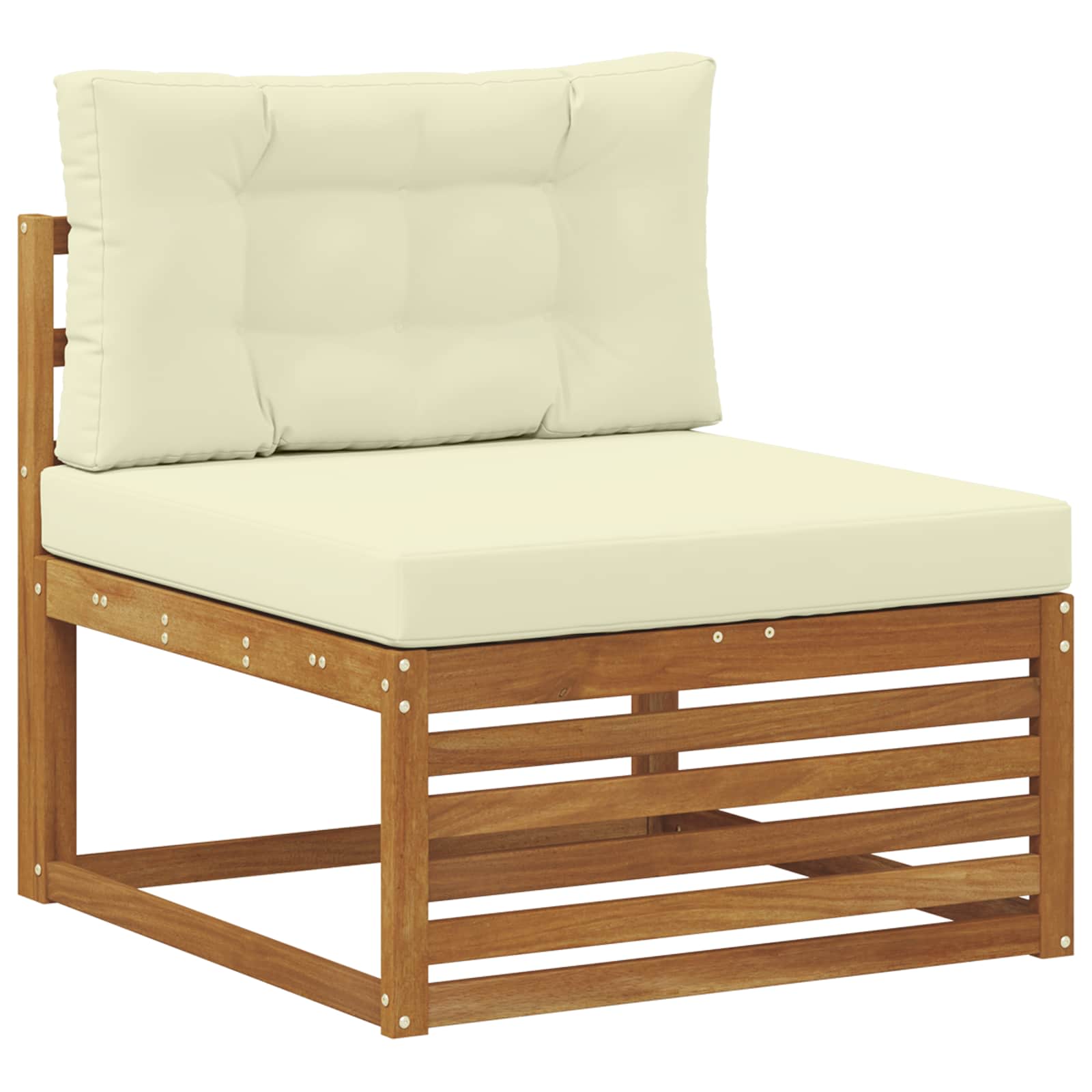 Buitenzitmiddelsofa Massief Acaciahout Naturel image 2