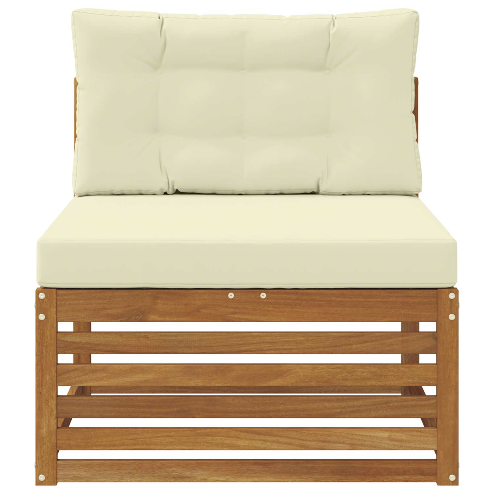 Buitenzitmiddelsofa Massief Acaciahout Naturel image 3