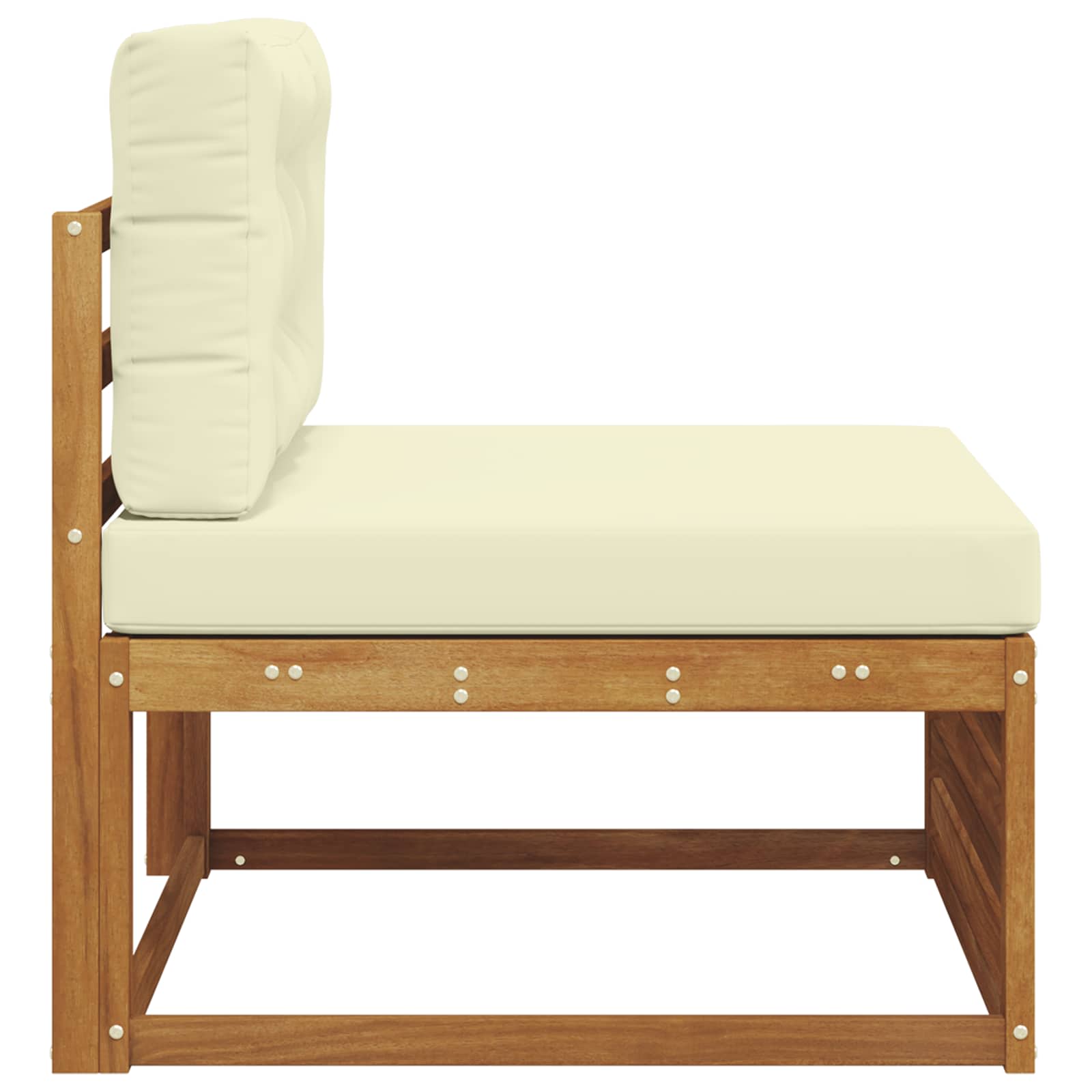 Buitenzitmiddelsofa Massief Acaciahout Naturel image 4