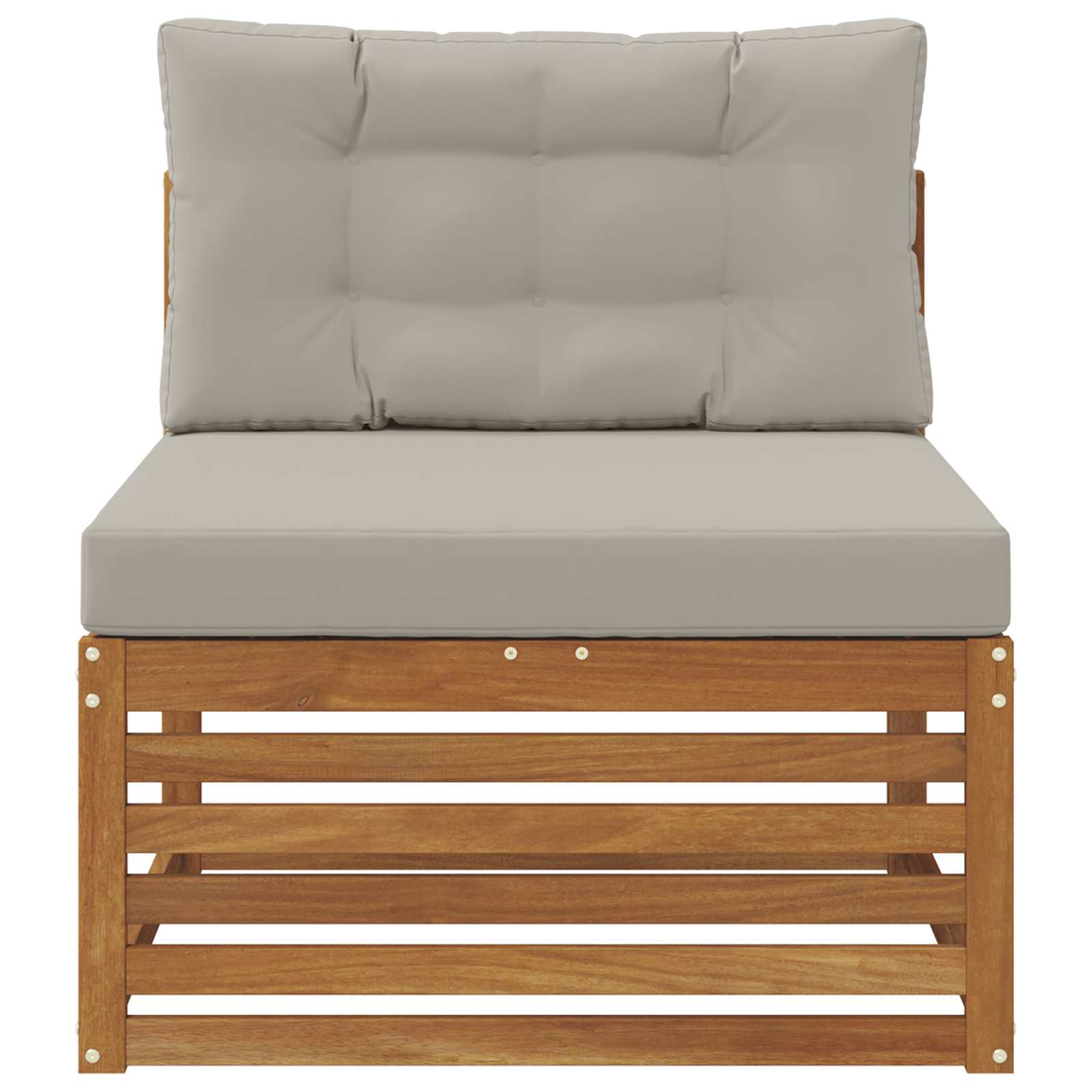 Buitenzitmiddelsofa Massief Acaciahout Naturel image 3