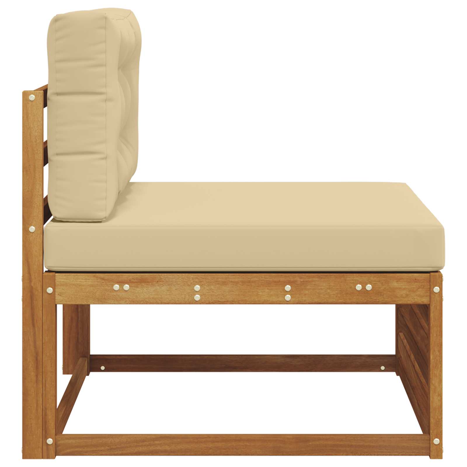 Buitenzitmiddelsofa Massief Acaciahout Naturel image 4