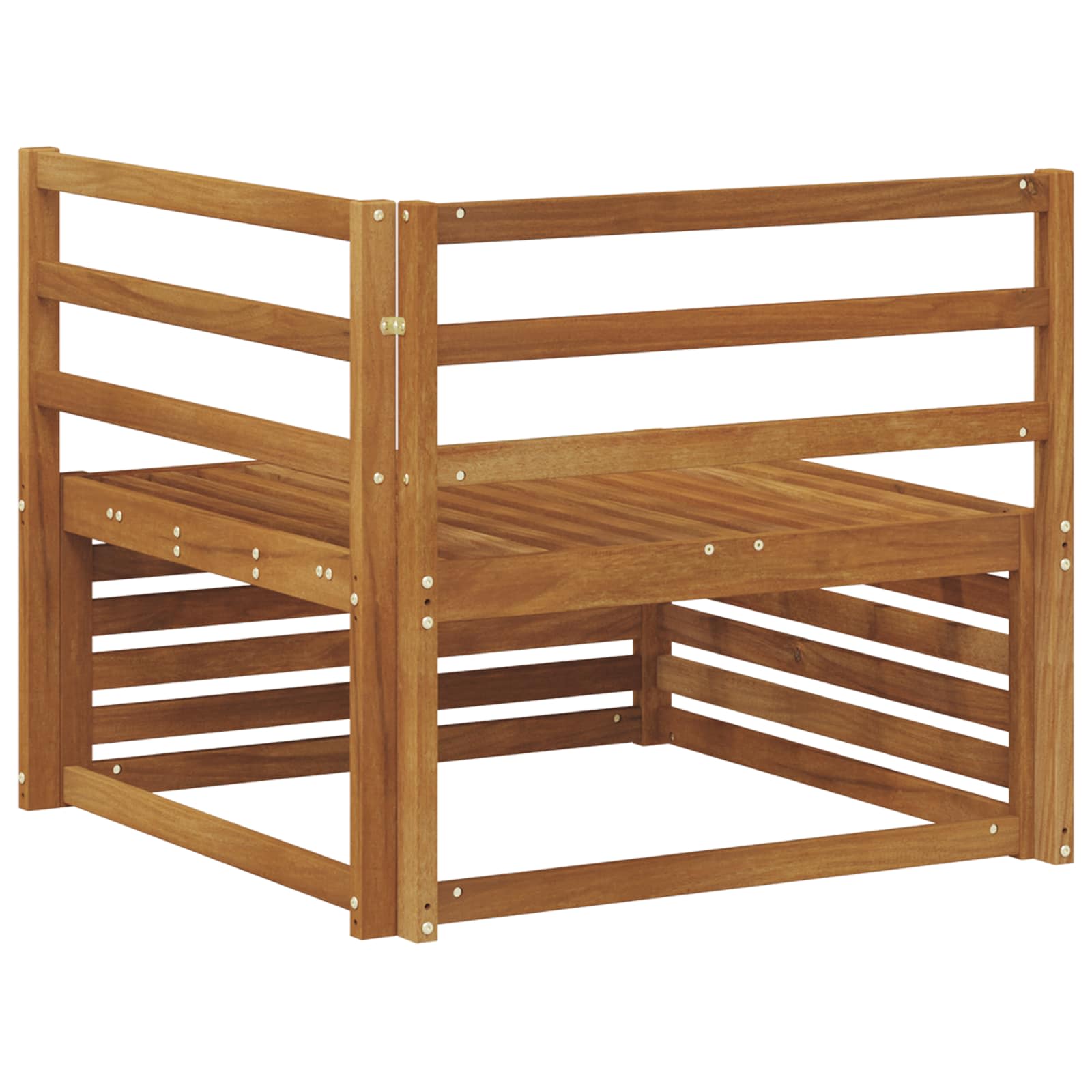 Outdoor Hoekbank Massief Acaciahout Naturel 83 x 83 x 73 cm image 5