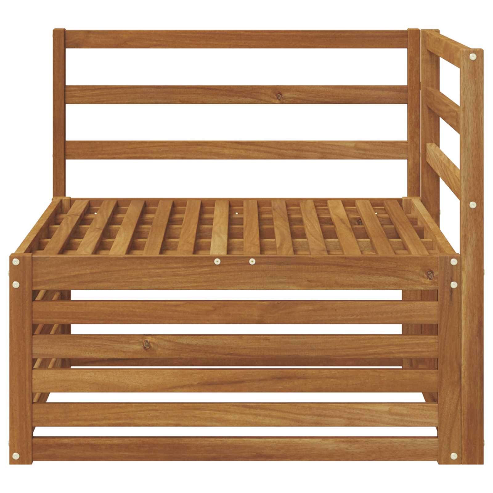 Outdoor Hoekbank Massief Acaciahout Naturel 83 x 83 x 73 cm image 3