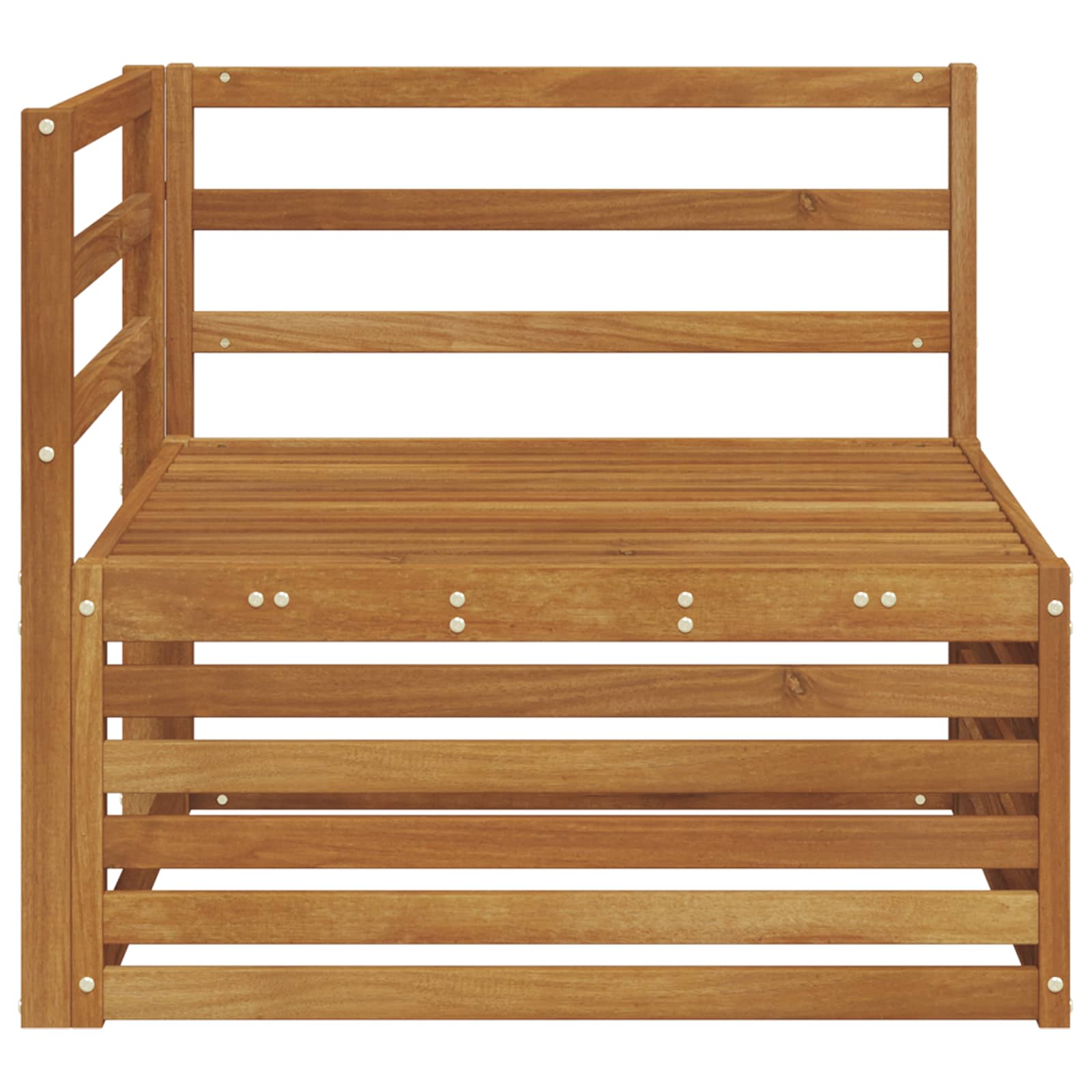 Outdoor Hoekbank Massief Acaciahout Naturel 83 x 83 x 73 cm image 4