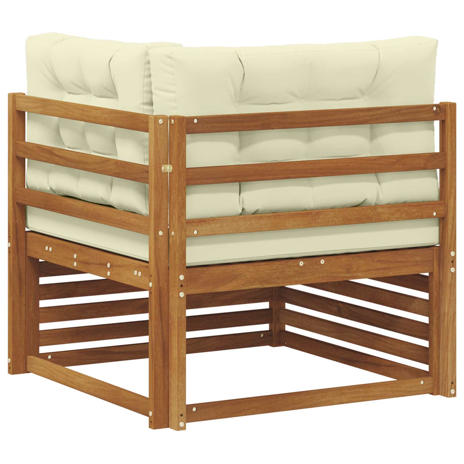 Outdoor Hoekbank Massief Acaciahout Naturel image 5