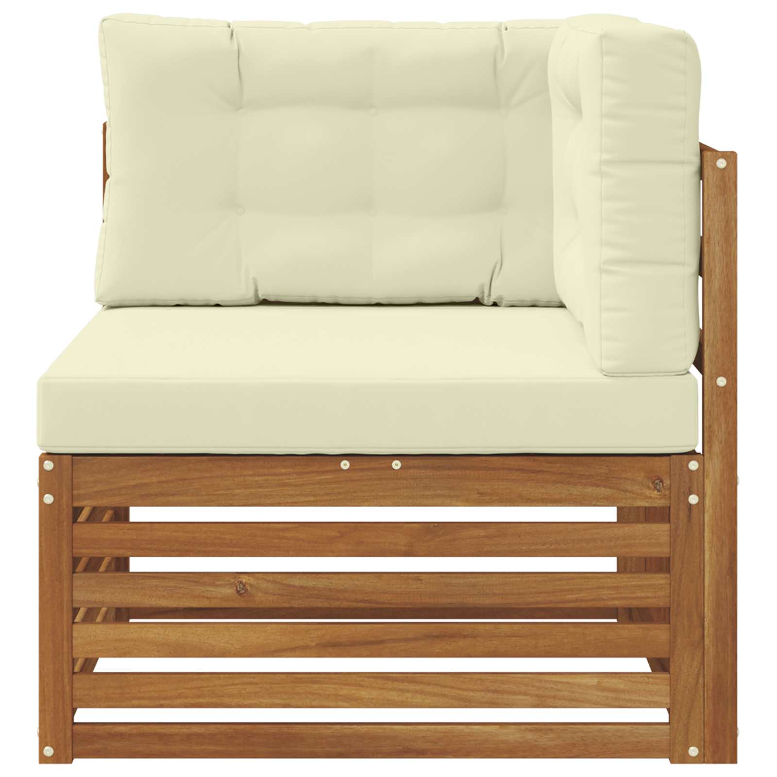 Outdoor Hoekbank Massief Acaciahout Naturel image 3