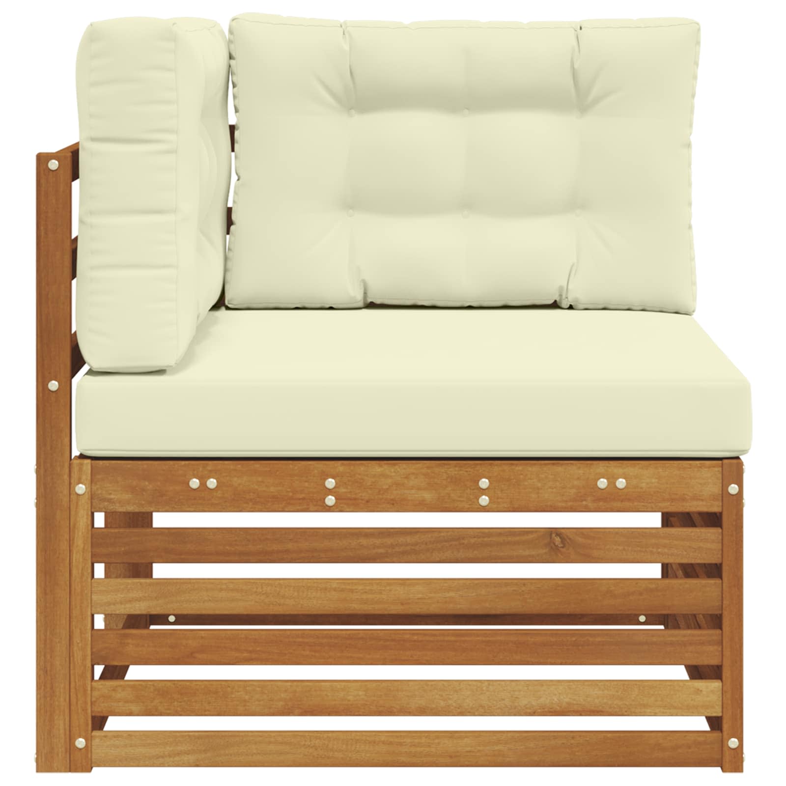 Outdoor Hoekbank Massief Acaciahout Naturel image 4