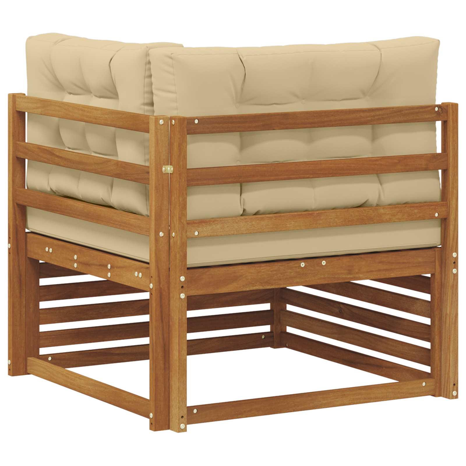 Outdoor Hoekbank Massief Acaciahout Naturel image 5