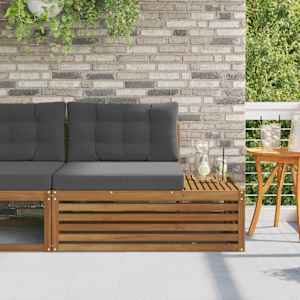 Zunanji konec kavča z blazino Naravna 115 x 83 x 73 cm