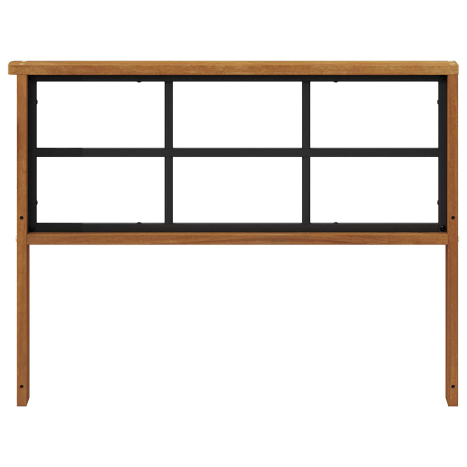 Armleuning 2 st Naturel 78,5 x 6 x 61 cm Massief Acaciahout image 5